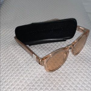 Westward Leaning Peach Sunglasses